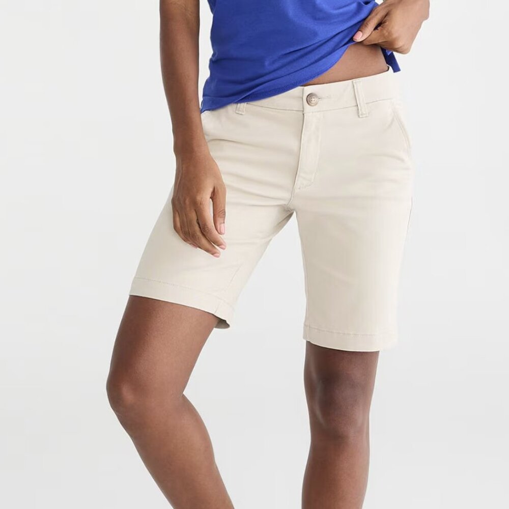 NEW! Aeropostale  Low-Rise Uniform Bermuda Shorts - Size 0